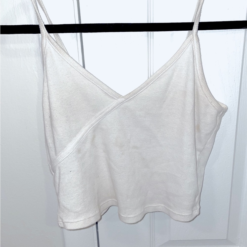 White Crop Top